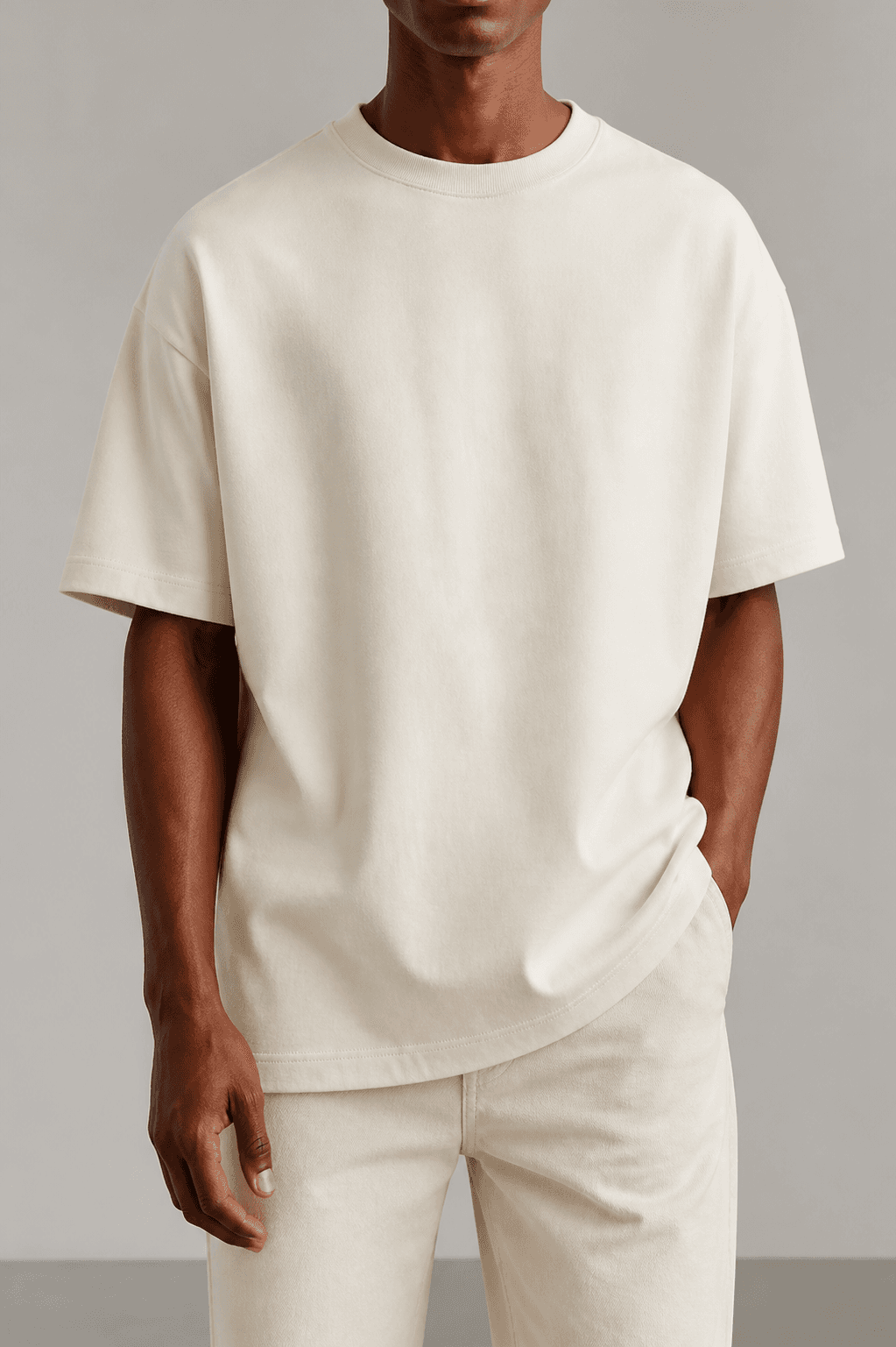 The Essential Tee in Bone